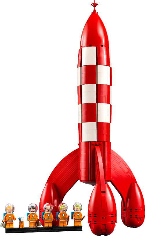 LEGO Tintin fusée lunaire