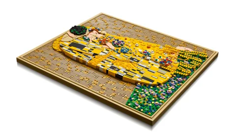 Art Gustav Klimt – Le Baiser — visuel LEGO 2
