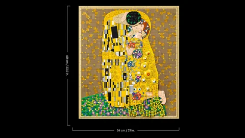 Art Gustav Klimt – Le Baiser — visuel LEGO 3
