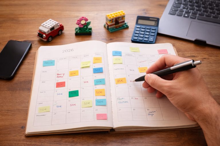 Plan LEGO 2026 : organiser ton année avec un budget