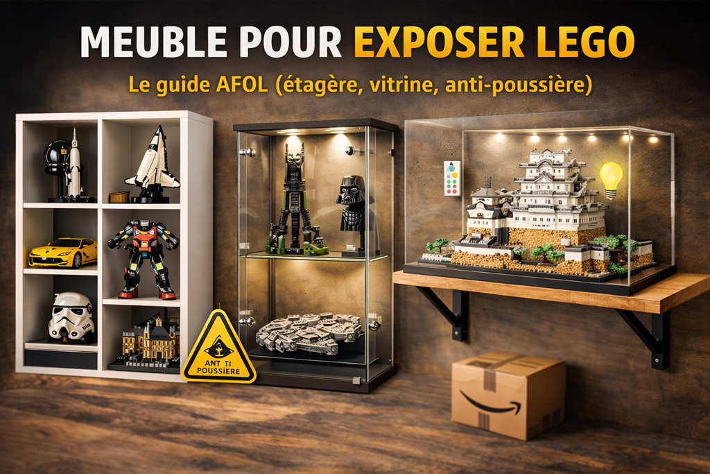 Meuble pour exposer des LEGO