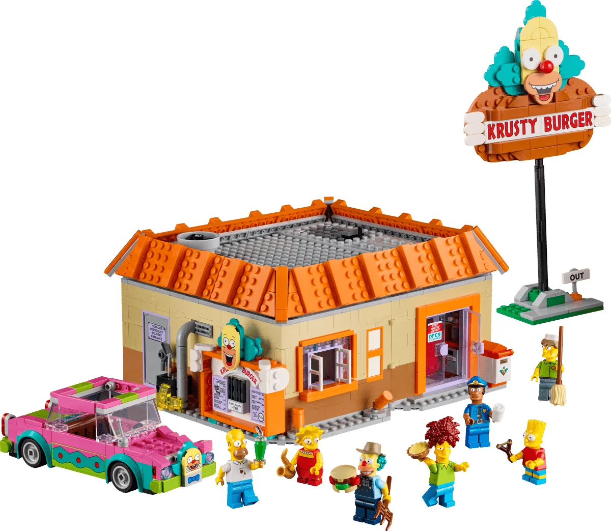 LEGO Icons 10352 The Simpsons™ : Krusty Burger (set adulte)