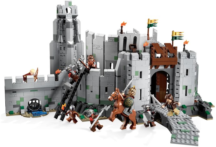 Vue du LEGO 9474 La Bataille du Gouffre de Helm sorti en 2012