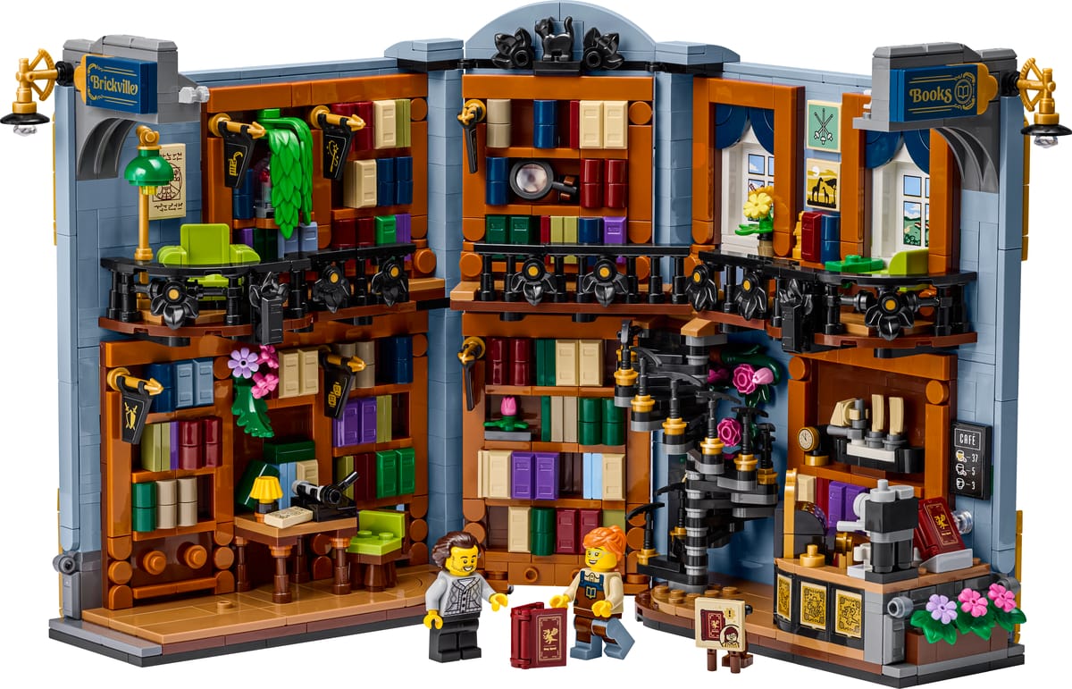 LEGO librairie book nook 11379 : ouvert ou fermé, où l’exposer ?
